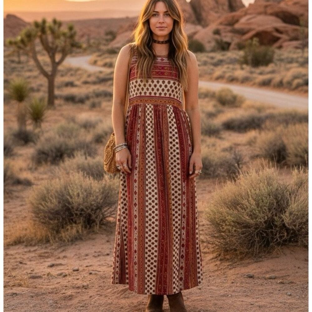 Minkpink Bollywood Indian-Style Boho Maxi Dress